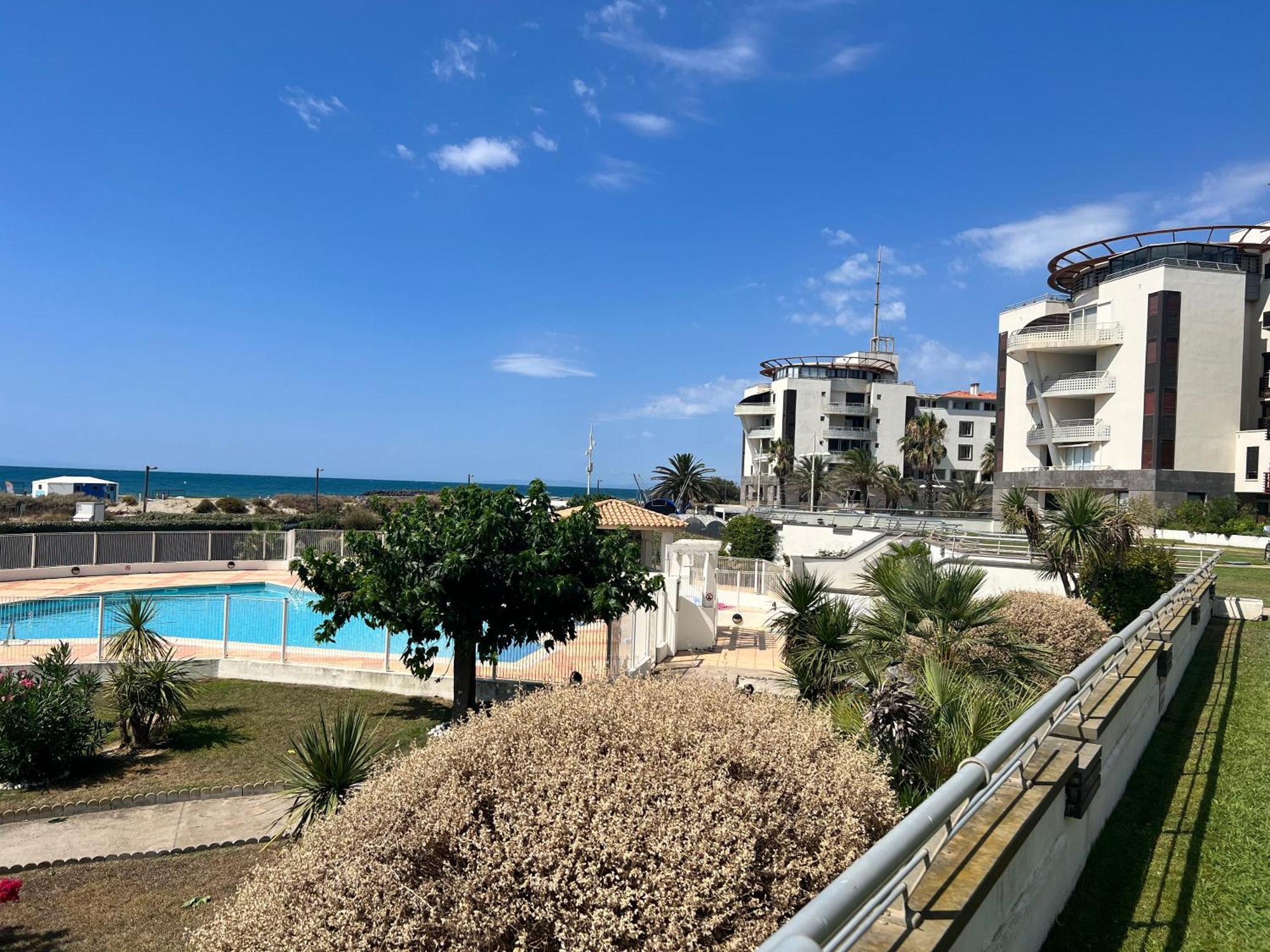 En Front De Mer, Magnifique Appartement 6 Pers. Agde Exterior foto